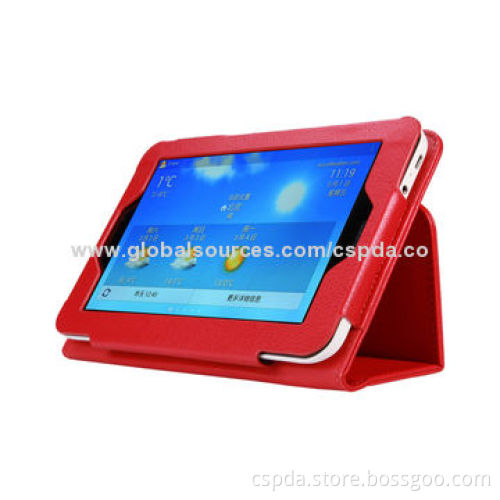 PU Leather Back Standing Cases for Huawei Media Pad Youth2 S7-721U with Elastic BandNew